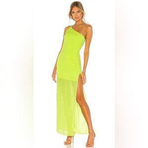 Superdown Camille One Shoulder Maxi Dress